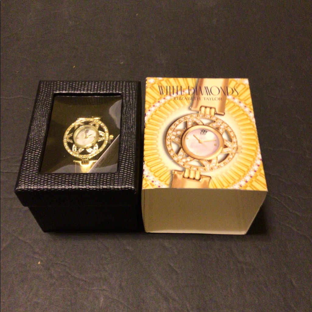 Nib White Diamonds Watch